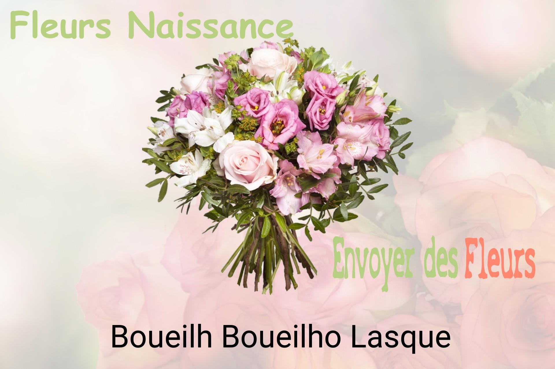 Bouquet de fleurs de naissance livré à Boueilh-Boueilho-Lasque